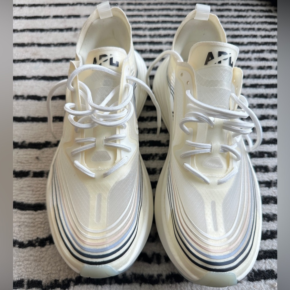 APL Women's Sneakers in Cream and Silver